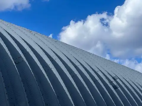 Where structure meets the infinite blue.